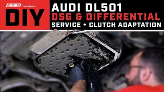 Audi DL501 S4S5S6S7RS5 DSG Service  Differential Service  VCDS Clutch Adaptation  DIY [upl. by Lais]