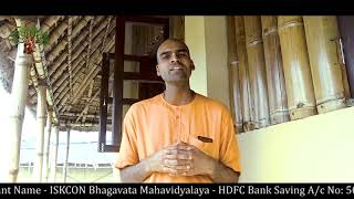 HG Sutapa Das  speaking about ISKCON Bhagavata Mahavidyalaya [upl. by Horace]