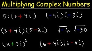 Multiplying Complex Numbers [upl. by Anelliw478]