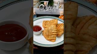 Trending recipe of Thread Samosa🥟  Unique amp Crispy Snack Idea shorts samosa [upl. by Ssew]