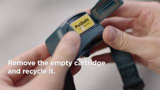 How to Replace the Cartridge in the PetSafe® Spray Collars [upl. by Kruse]