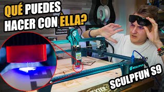 ASÍ DE FÁCIL SE UTILIZA UNA CNC LÁSER  Pruebas de Grabado y Corte [upl. by Desiri]