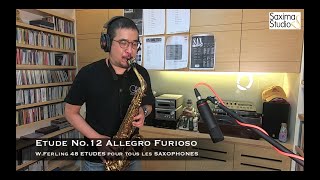 〈 Etude No12 〉from 48 ETUDES  WFerling  Saxophone Classique 🎻 [upl. by Seek104]