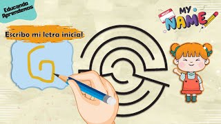 🎨Te enseño actividades divertidas para escribir tu NOMBRE PROPIO🧑  EDUCANDO APRENDEMOS [upl. by Edgard]