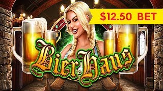 Bier Haus Slot  RETRIGGER BONUS  1250 Max Bet [upl. by Aylward]