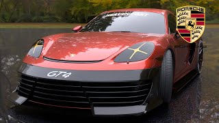 Widebody Porsche GT4  Modified Sport CAR by Heavenz Art [upl. by Aiak]