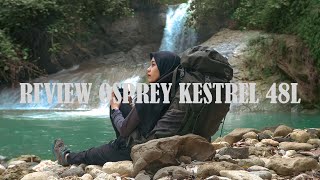 Review Backpack Osprey Kestrel 48L [upl. by Rusel255]