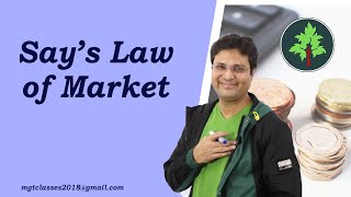 Says Law of Market Hindi [upl. by Searby242]