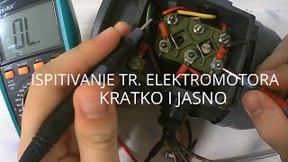 Kako ispitati trofazni elektromotor [upl. by Licna223]