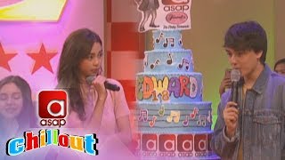 ASAP Chillout Edward quotWala ng ibang ka love teamquot as his birthday wish [upl. by Hatnamas880]