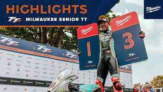 Milwaukee Senior TT  Highlights  2023 Isle of Man TT Races [upl. by Reagen92]