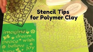 Can you use Stencils with polymer clay [upl. by Arielle]