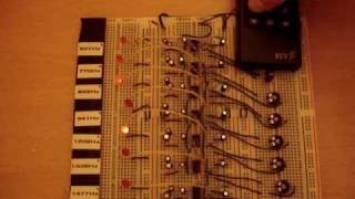 DTMF Decoder using 7 x LM567 Tone Decoder ICs [upl. by Valenta224]