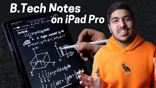 Taking BTech Engineering Notes on iPad Pro Paper vs iPad Comparison in Hindi [upl. by Curry564]