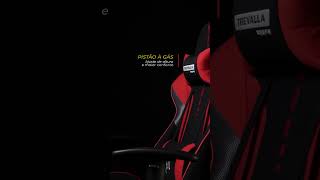 Cadeira Gamer Ergonômica Profissional Trevalla TLCDG115 Preta e Vermelha [upl. by Ahsinar]