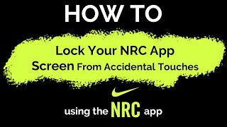 How to Lock Your NRC App Screen From Accidental Touches [upl. by Nalra289]