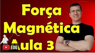 Força magnética sobre cargas  Eletromagnetismo  Aula 3  Prof Marcelo Boaro [upl. by Wivina]