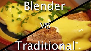 Easy Hollandaise Sauce  Blender VS Classic  Food Science [upl. by Dragde]