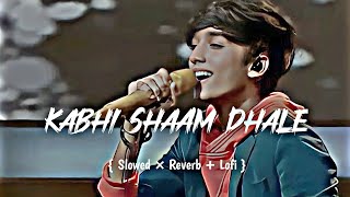 Kabhi Shaam Dhale New Song Slowed×ReverbLofi Jaani  Mohammad Faiz  Siddharth Gupta Divya Kalia [upl. by Nolyarb]