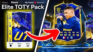 WE PACKED 2 TOTY CARDS 🥳 600K ELITE TOTY PACKS  FC 24 Ultimate Team [upl. by Ybor634]