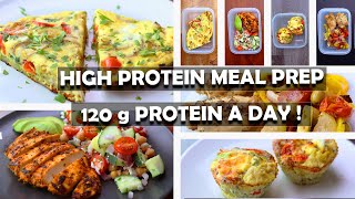 120g Protein A Day 3 Days Low Calorie High Protein Meal Prep [upl. by Frederigo]