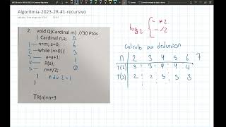 Algoritmia Iterativo  LogaritmicologN con proceso auxiliar  20240504 [upl. by Acalia]