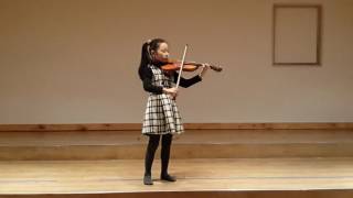 Accolay Violin Concerto No1 1st 8yr Veronica [upl. by Heimer]