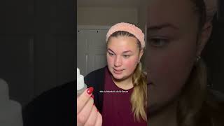 skincare skin care routine grwm gurwm nighttimeroutine skincaretips hyram moisturizer [upl. by Jillane]