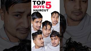 Top 5 💇‍♂️ Boys Haircut  Best Hairstyle For Boys ⁉️ funny comedy shorts fuglyfun [upl. by Mihe337]