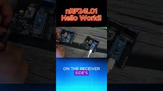 nRF24L01 Hello World Message using Arduino nrf24l01 wireless ytshorts [upl. by Hippel]