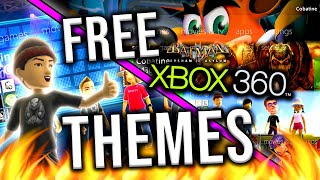 Best FREE Xbox 360 Themes you NEED before Marketplace Shutdown Showcase  Custom Themes [upl. by Ynetruoc]