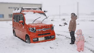 地震から一週間、富山に雪が積もり移住後初めての除雪に挑戦。地震後の対策と変化について [upl. by Arnie]