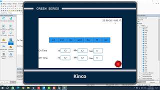 How to Use the Schedule List Function in Kinco HMI [upl. by Wurtz750]