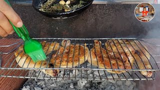 Muslos a la parrilla con condimento especial [upl. by Gnemgnok]