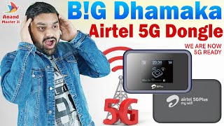 Airtel 5G Dongle Launched in Indian Market  Airtel 5G Plus Dongle  Airtel 5G Portable Router [upl. by Mireielle662]