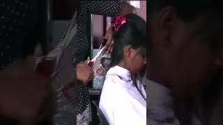 Spy footage of young Indian actress long hair cut short haircut ladieshaircut hair actress [upl. by Stubbs618]