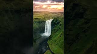 Skogafoss waterfall Iceland 🇮🇸 [upl. by Caines]