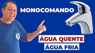 COMO MONTAR E INSTALAR TORNEIRA MONOCOMANDO ÁGUA FRIA E AGUA QUENTE PASSO A PASSO [upl. by Johnson]