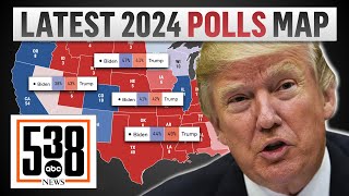 2024 Race is a TOSSUP Per Latest FiveThirtyEight Polling Averages [upl. by Ransell158]