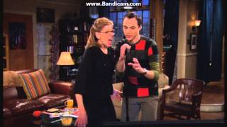 The Big Bang Theory Beverly Hofstadter and Sheldon Cooper sing [upl. by Soilisav]