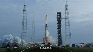 SpaceX launches 23 Starlink satellites from Cape Canaveral Space Force Station nails landing [upl. by Haldis]