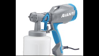 AVANTI AV100 Handheld HVLP Paint amp Stain Sprayer Review [upl. by Seton111]