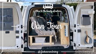 Van Life  Van Tour  Nissan NV200 [upl. by Elenaj]