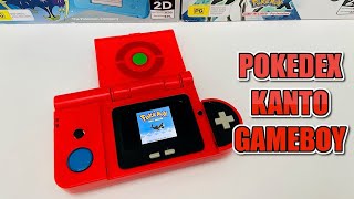 Gameboy Pokédex Kanto Custom Built Retro Console [upl. by Fritzsche687]