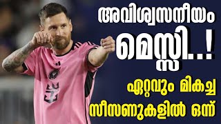 അവിശ്വസനീയം മെസ്സി ഏറ്റവും മികച്ച സീസണുകളിൽ ഒന്ന്  Lionel Messi [upl. by Artemis136]