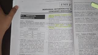 Individual Determinants of Consumer Behaviour in Hindi  Consumer Behaviour  BBA  MBA  CCS  AKTU [upl. by Ardnovahs]