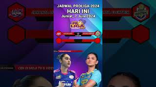 Jadwal Proliga 2024 hari ini  Jumat 7 Juni 2024 proliga proliga2024 volleyball [upl. by Ecnerual]