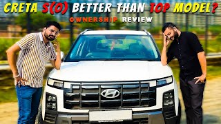 Is Creta SO Better than top model  Creta 2024 Diesel Automatic Ownership Review  Diesel Mileage [upl. by Etyak]