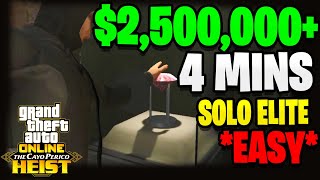 CAYO PERICO HEIST SOLO GUIDE BEST APPROACH 2500000 IN 4 MINS [upl. by Fricke396]