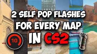 2 Self Pop Flashes For Every Map In CS2 [upl. by Etsirhc]